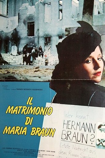 Guarda Il matrimonio di Maria Braun in Altadefinizione Il matrimonio di Maria Braun streaming film HD poster